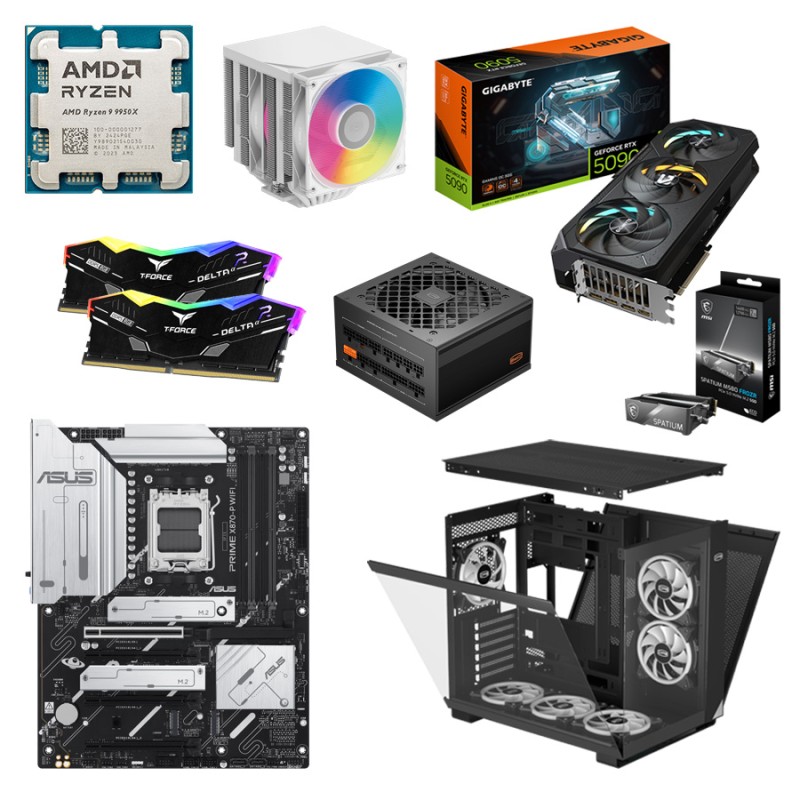 Игровой ПК AMD Ryzen 9 9950X + RTX 5090 32GB — Максимальная Производительность 2026