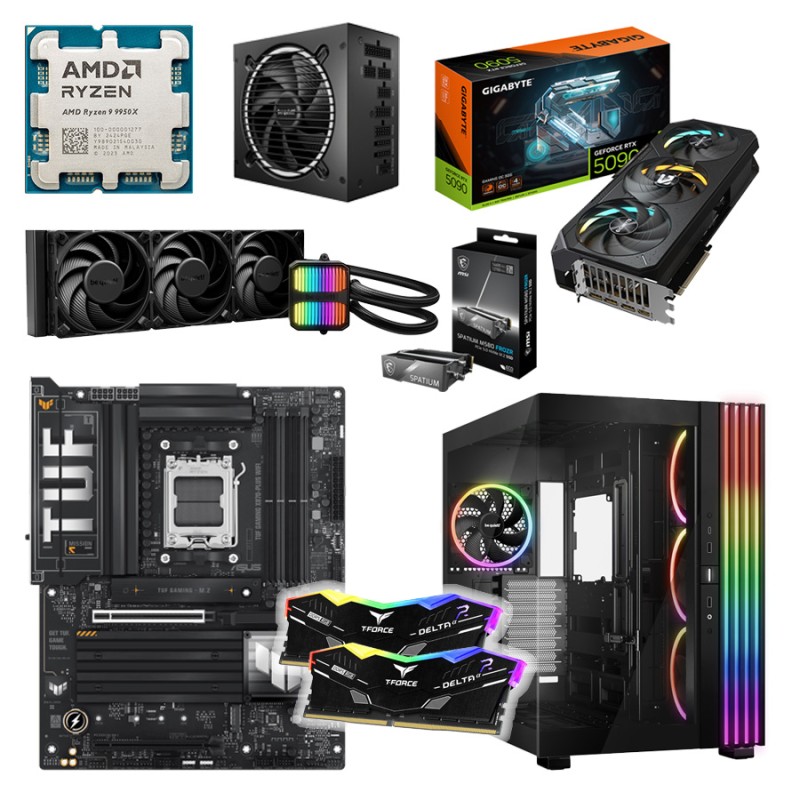 Игровой ПК AMD Ryzen 9 9950X + RTX 5090 32GB — Флагман 2026 с запасом на годы