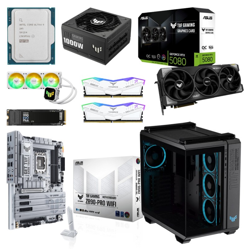 Игровой компьютер 2026 на Intel Core Ultra 9 285 и ASUS TUF RTX 5080