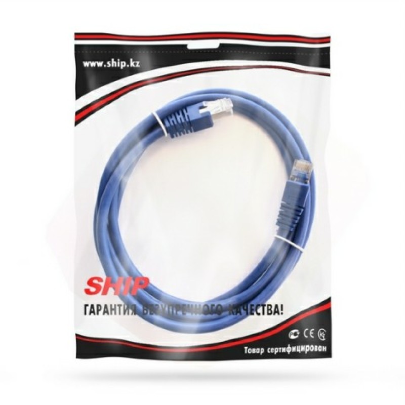 Патч Корд SHIP Cat.6 FTP RJ-45 3 м S7025BL0300-P