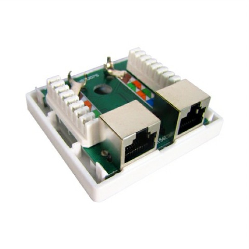 Розетка Настенная 2 Модуля SHIP A185-2