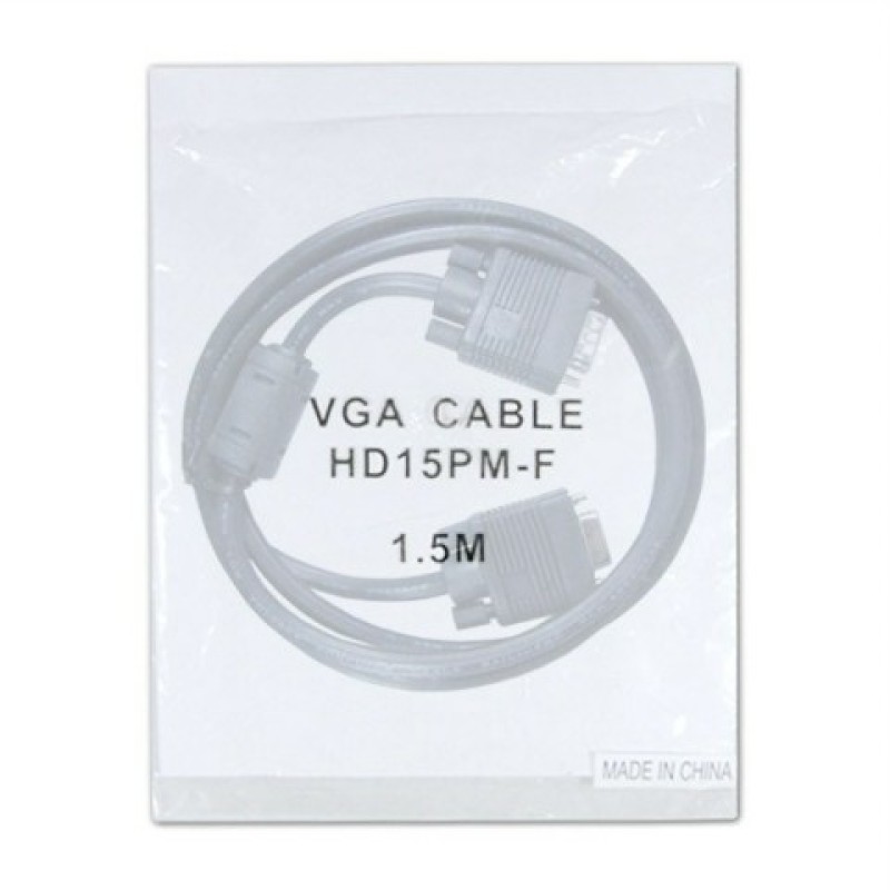 Удлинитель VGA 15M/15F 1,5 метра