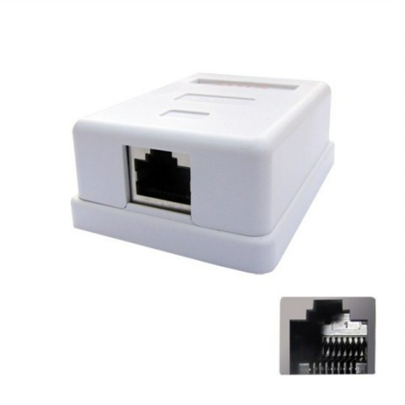 Розетка Настенная 1 Модуль SHIP A185-1