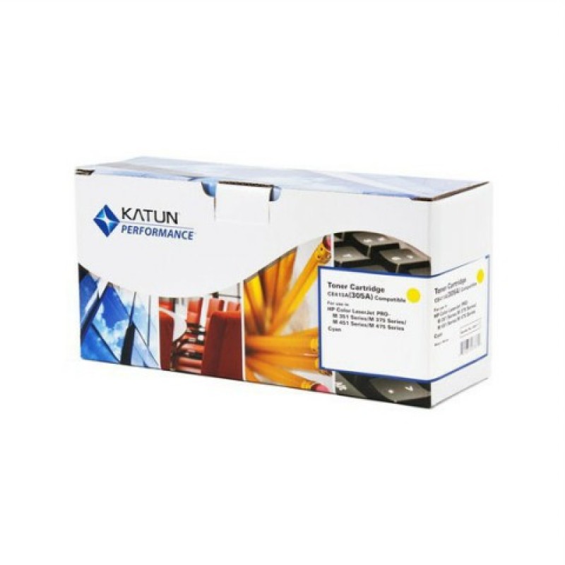Картридж Katun CE412A Жёлтый