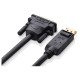 Кабель DisplayPort - DVI UGREEN DP103 10221 2 м, Full HD, однонаправленный