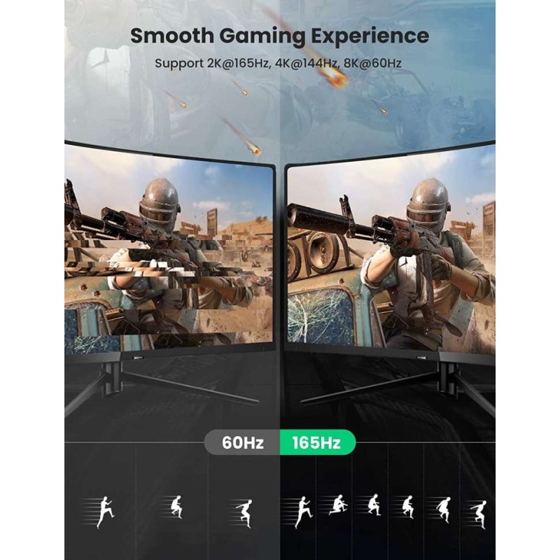 Кабель DisplayPort UGREEN DP114 80392 2 м, DP 1.4, 8K 60 Гц