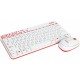 Комплект Клавиатура + Мышь Logitech MK240 Nano White (920-008212)