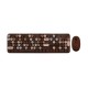Комплект Aula AC306 Barbara coffee-colorful