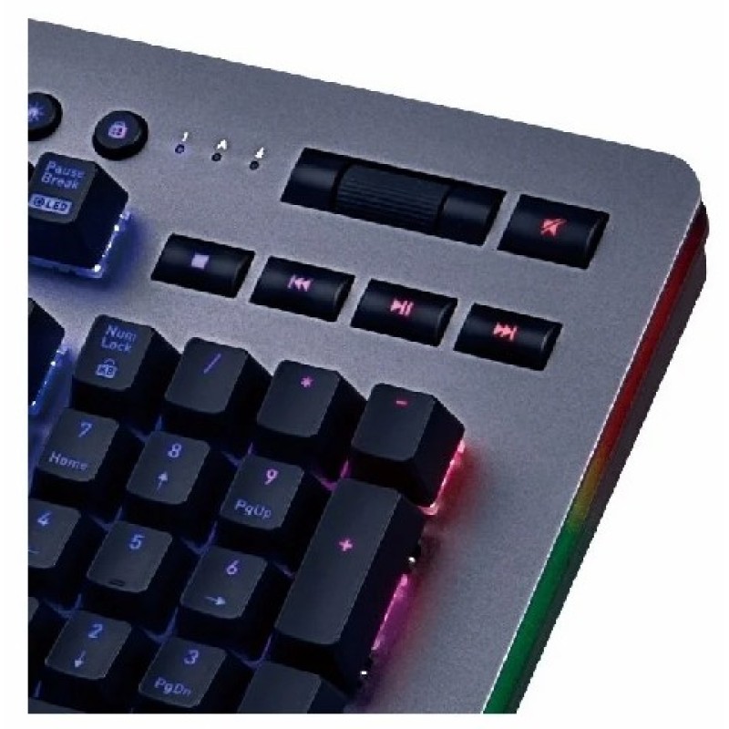 Игровая клавиатура Thermaltake Level 20 RGB Cherry MX Speed Titanium (KB-LVT-SSSRRU-01)