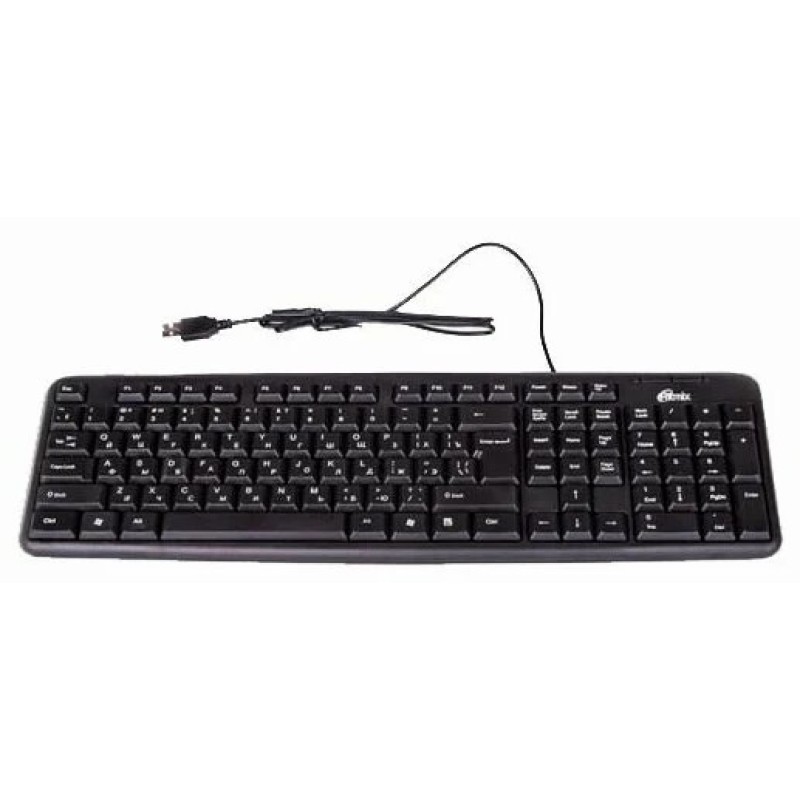 Клавиатура Ritmix RKB-103 Black USB