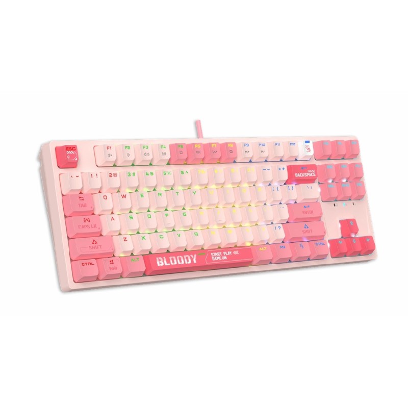 Клавиатура Bloody S87-PINK