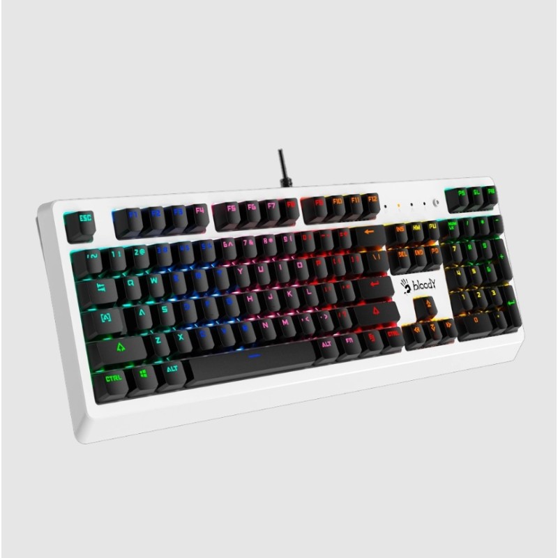 Клавиатура Bloody B810RC White
