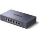 Коммутатор UGREEN CM741 (35371EU) 6-портовый Gigabit PoE+ 4xPoE 60W