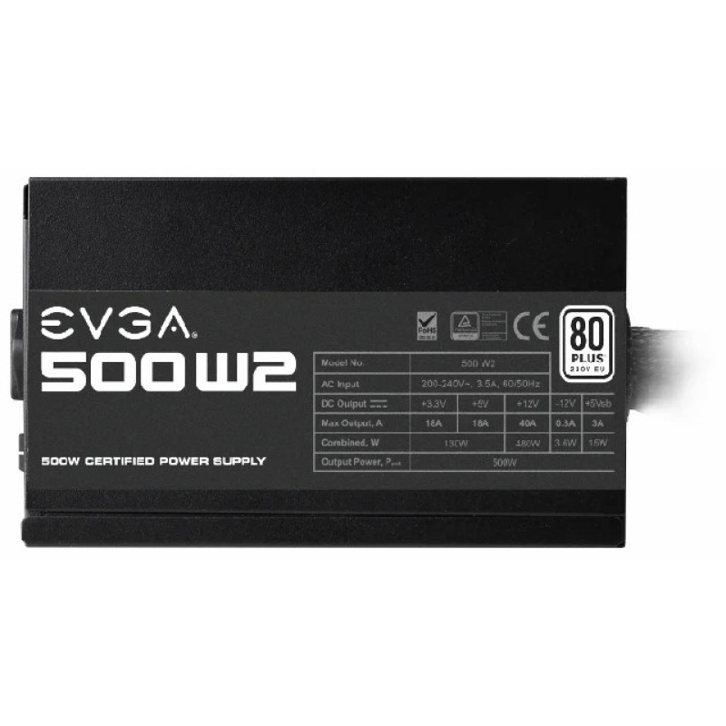 Блок питания EVGA 500 W2 500W (100-W2-0500-K2)