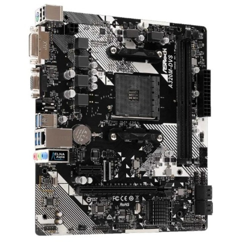 Материнская плата  ASRock A320M-DVS R4.0