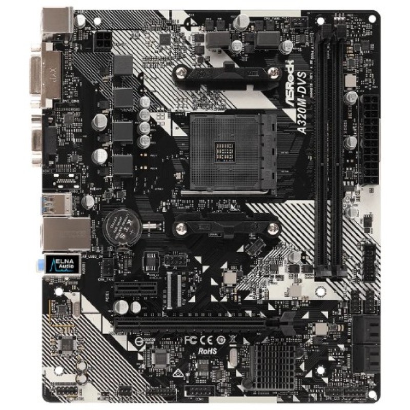 Материнская плата  ASRock A320M-DVS R4.0