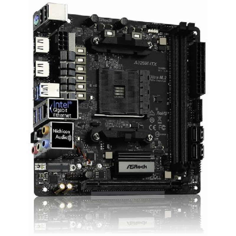 Материнская плата ASRock A320M-ITX