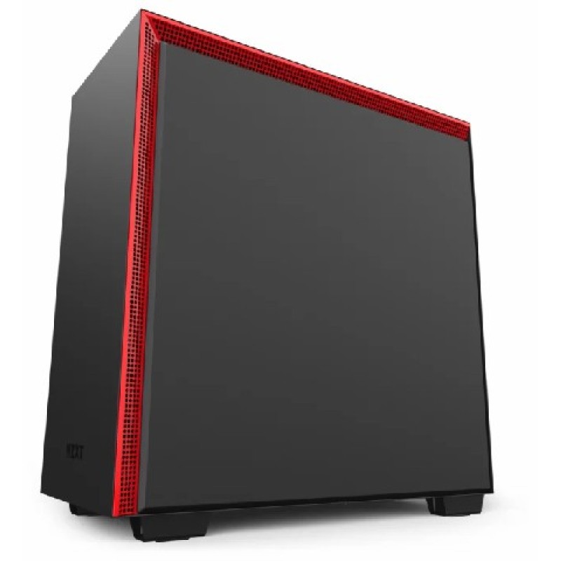 Компьютерный корпус NZXT H710 Black/red