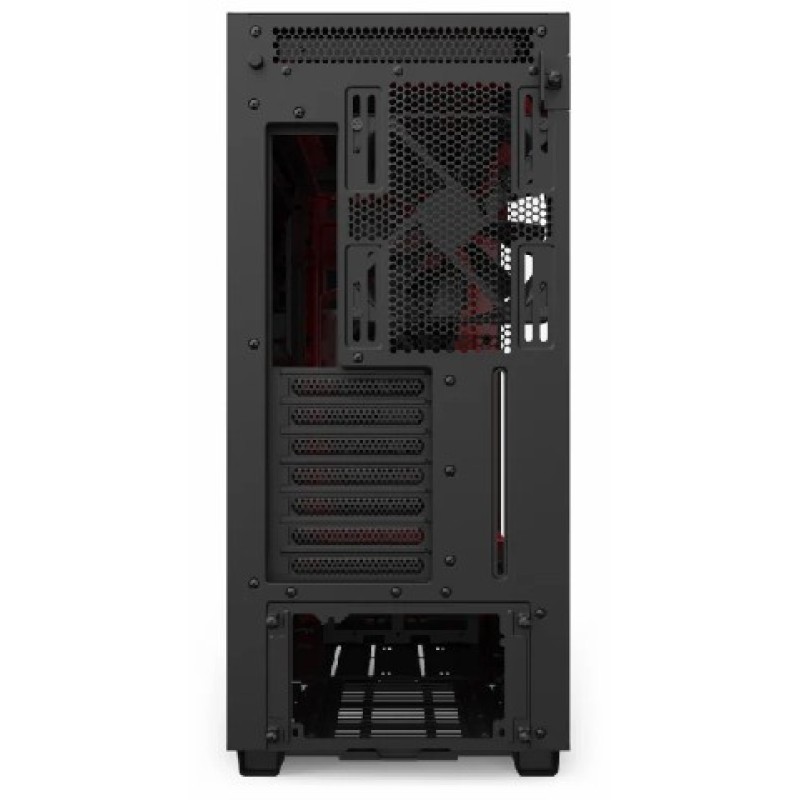 Компьютерный корпус NZXT H710 Black/red