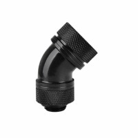 Фитинг Thermaltake Pacific G1/4 PETG Tube 45-Degree Dual Compression 16mm OD (CL-W096-CA00BL-A)