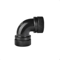 Фитинг Thermaltake Pacific G1/4 PETG Tube 90-Degree Dual Compression 16mm OD (CL-W099-CA00BL-A)