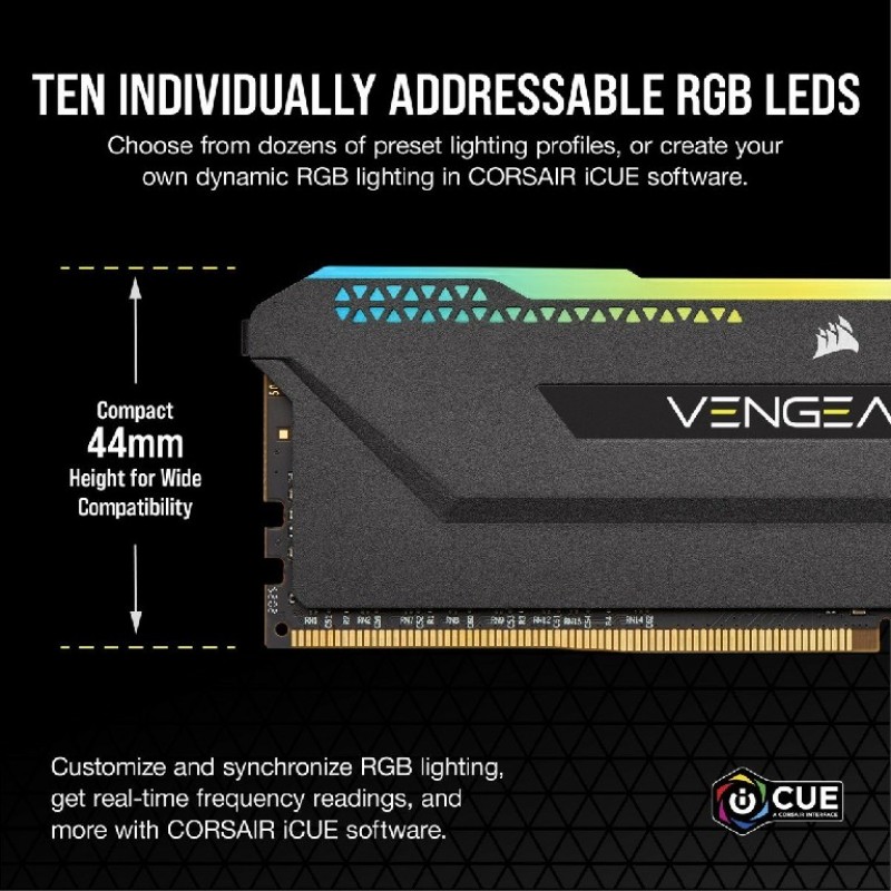 Память оперативная Corsair Vengeance RGB PRO SL CMH64GX4M2D3600C18 64GB Kit