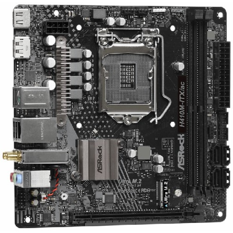 Материнская плата ASRock H410M-ITX/AC