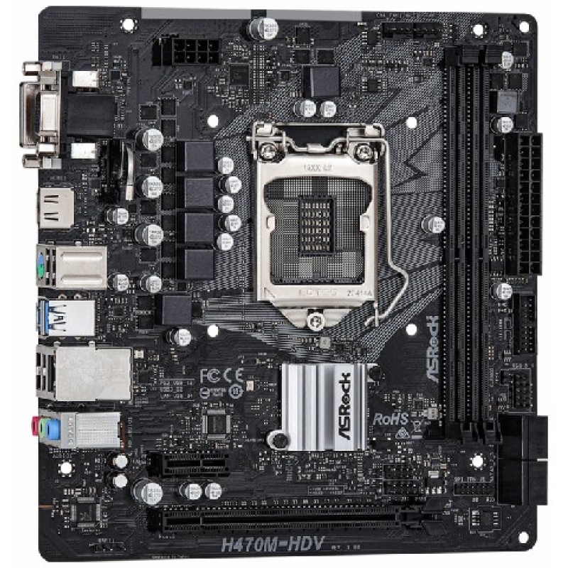 Материнская плата ASRock H470M-HDV