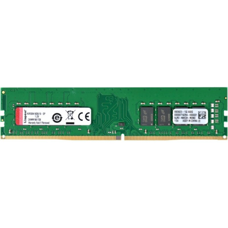 Память оперативная Kingston KVR26N19D8/16 16GB DDR4