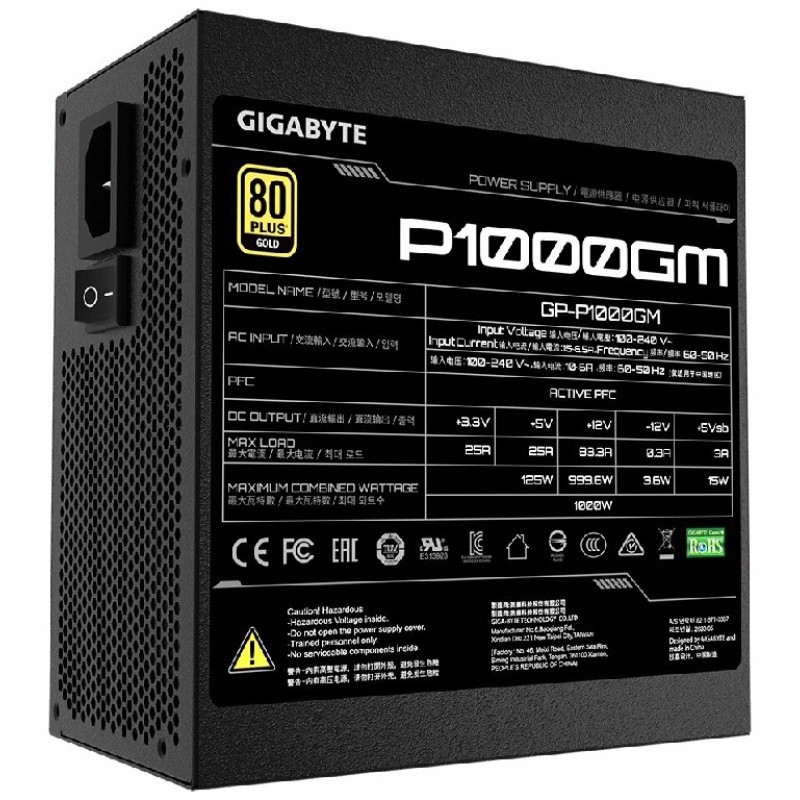 Блок питания GIGABYTE GP-P1000GM 1000W