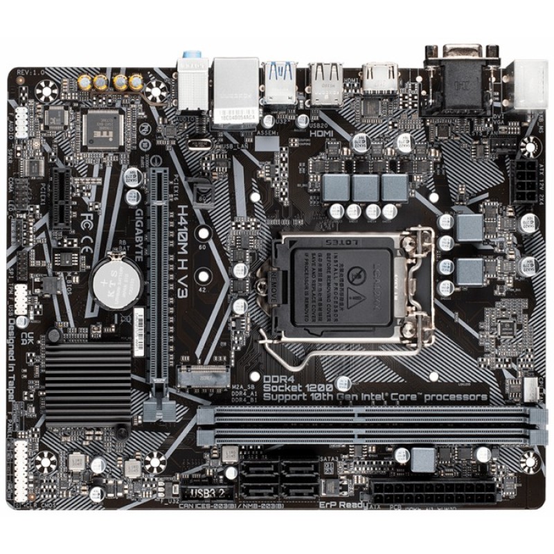 Материнская плата Gigabyte H410M H V3