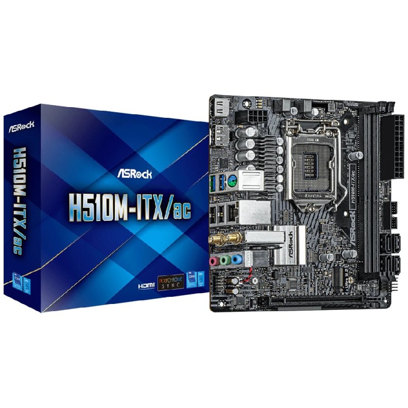 Материнская плата ASRock H510M-ITX/AC