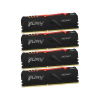 Память оперативная Kingston FURY Beast RGB 128GBKit 3200MHz (KF432C16BBAK4/128)