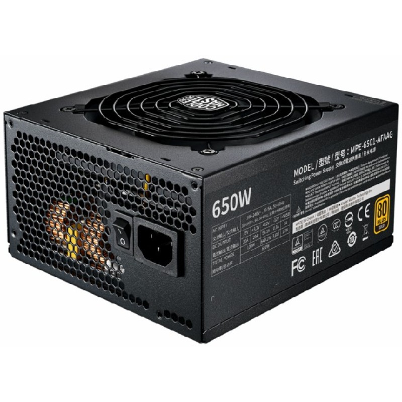 Блок питания Cooler Master MWE Gold 650 V2 Full Modular 650W (MPE-6501-AFAAG-EU)