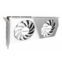 Видеокарта Inno3D GeForce RTX4060 Ti 16GB TWIN X2 OC WHITE 16GB (N406T2-16D6X-178055W)