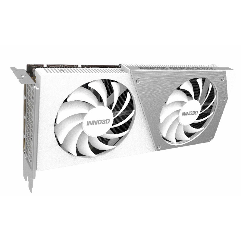 Видеокарта Inno3D GeForce RTX4060 Ti 16GB TWIN X2 OC WHITE 16GB (N406T2-16D6X-178055W)
