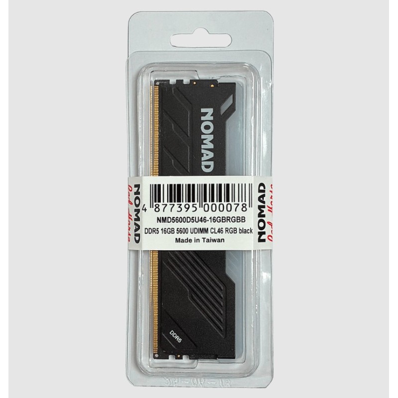 Оперативная память для ПК NOMAD NMD5600D5U46-16GBRGBB 16GB DDR5 5600MHz DIMM CL46