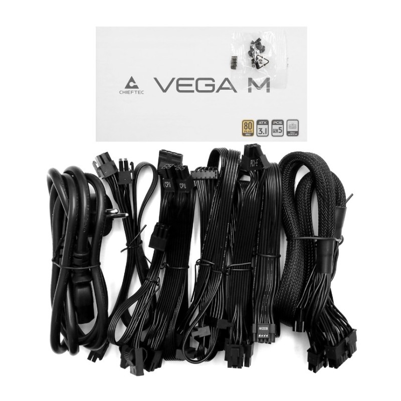 Блок питания Chieftec Vega M PPG-1000-C 1000W Gold Модульный ATX 3.1