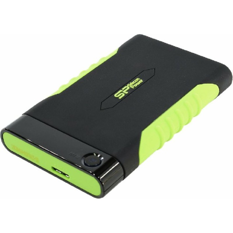 Внешний жесткий диск Silicon Power SP010TBPHDA15S3K 1TB black-green