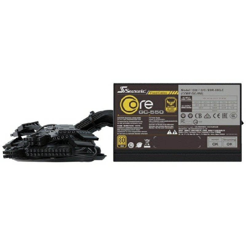 Блок питания Seasonic CORE GC-650 (SSR-650LC) 650W