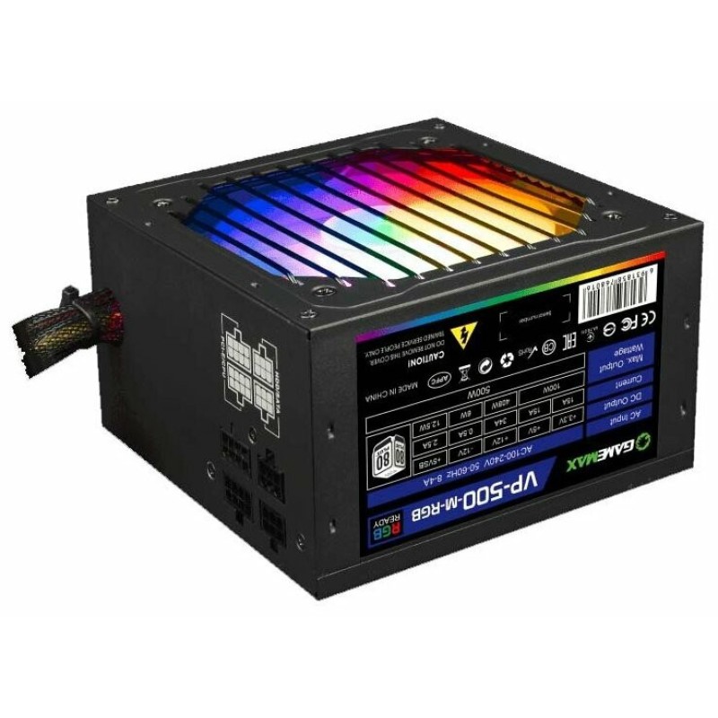 Блок питания GameMax VP-500-M-RGB v4 500W