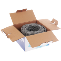 Кабель витая пара U/UTP Cat 5e SkyNet Light (CSL-UTP-2-CU) бухта 305 м медный 2 пары