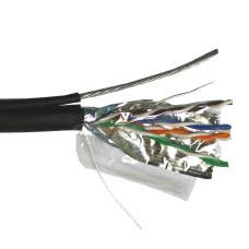 Кабель витая пара U/UTP Cat 5e Lanmaster (TWT-5EUTP-OUT) бухта 305 м медный