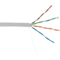 Кабель витая пара F/UTP Cat 5e NETLAN (CCA-UU004-5E-PVC-GY) бухта ССА (омедненный алюминий)