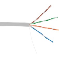 Кабель витая пара F/UTP Cat 5e NETLAN (CCA-UU004-5E-PVC-GY) бухта ССА (омедненный алюминий)