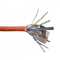 Кабель витая пара U/UTP Cat 6 Lanmaster (LAN-6EUTP-LSZH-OR) бухта 305 м медный
