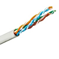 Кабель витая пара U/UTP Cat 5e Lanmaster (TWT-5EUTP-LSZH) бухта 305 м медный огнестойкий