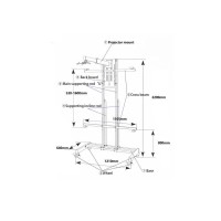 Мобильная стойка INTECH WJ2200B