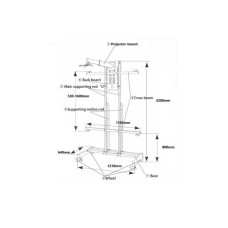 Мобильная стойка INTECH WJ2200B