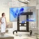 Мобильная стойка ONKRON TS2811 черная для телевизора на колесах